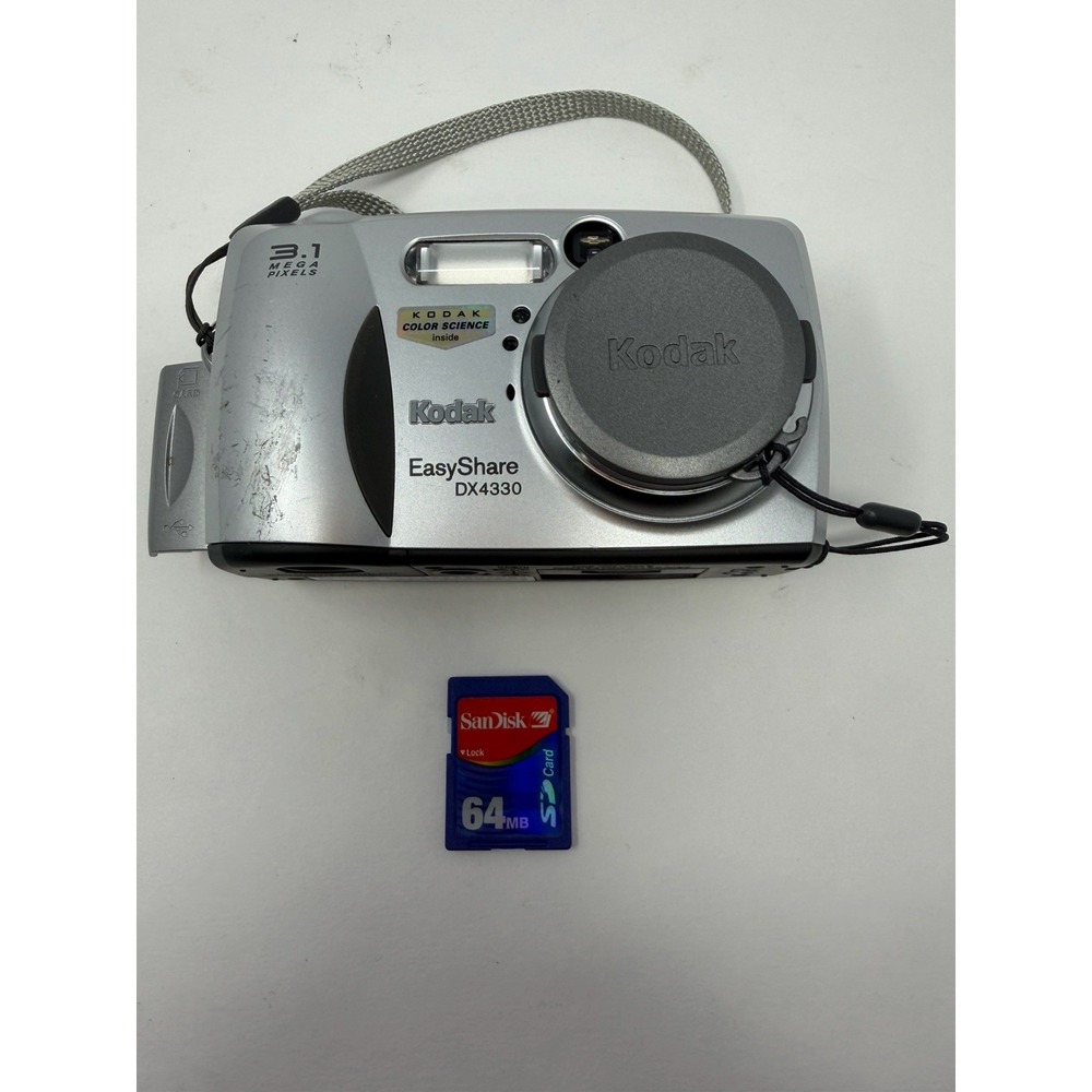 Kodak EasyShare DX4330 3.1MP Digital Camera - Silver‎ Tested/SD Card